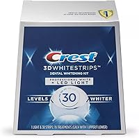 Vista 1 de Crest 3D Whitestrips Professional White con peróxido de hidrógeno + luz LED Kit de blanqueamiento dental - 19 tratamientos