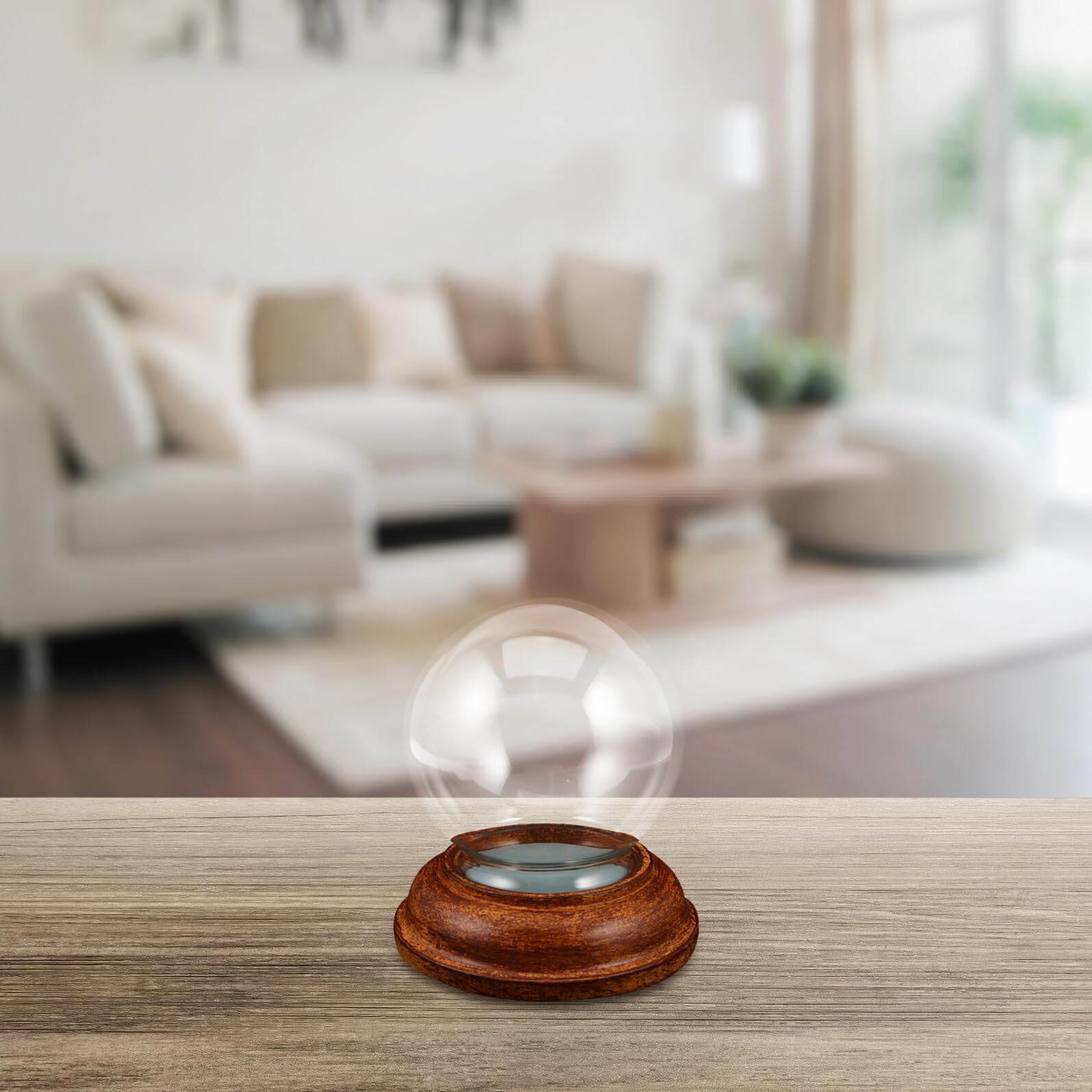 Dôme en Verre pour Boule à Neige DIY Base en Résine