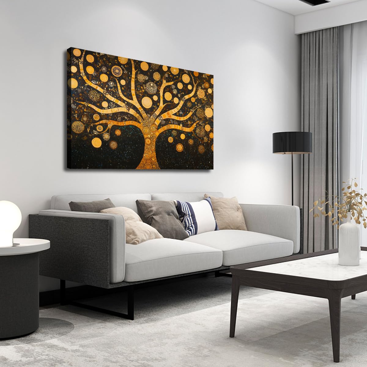 Gustav Klimt drzewo życia obraz na płótnie druk artystyczny 70 x 100 cm