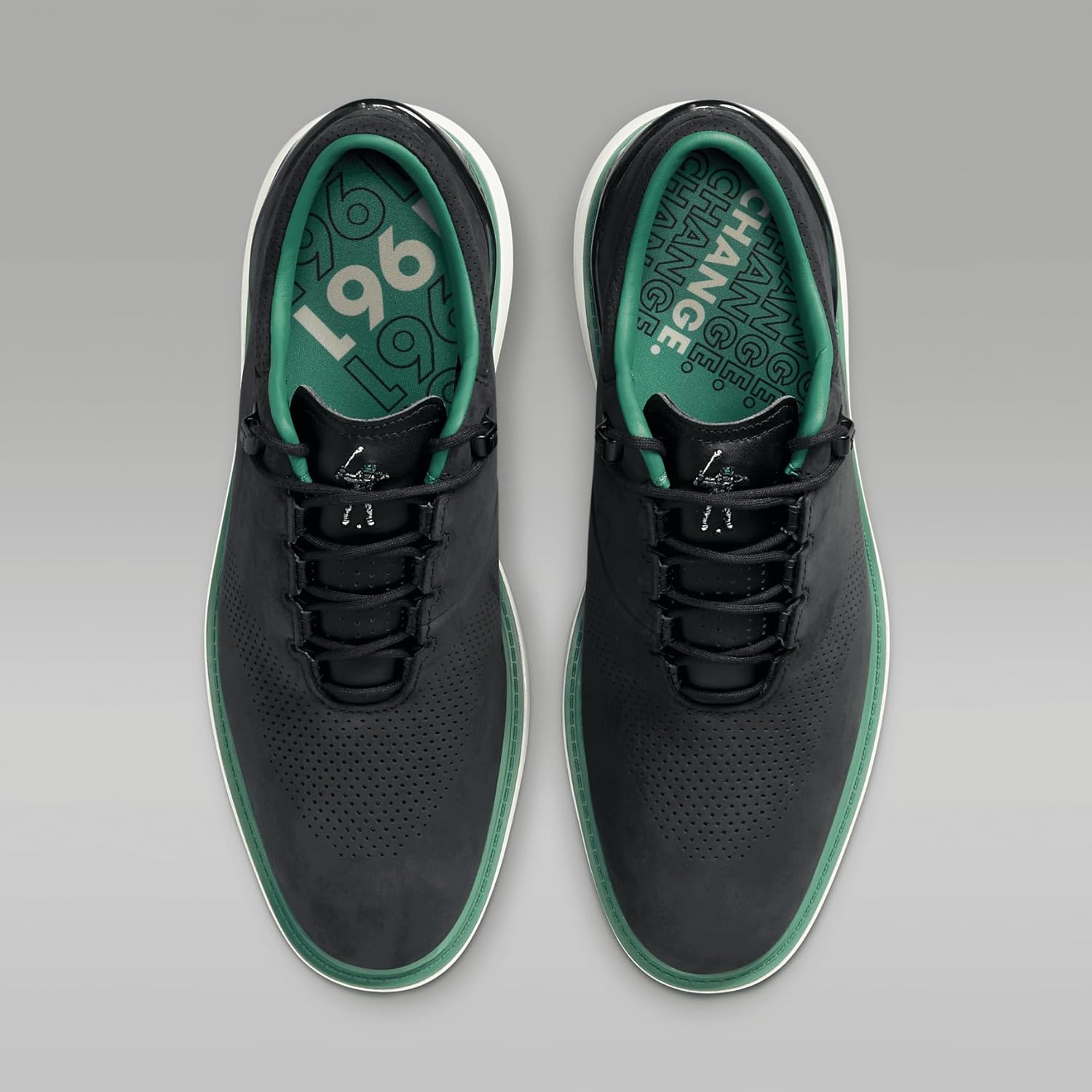 NIKE Jordan ADG 4 x Eastside Golf Men's Golf Shoes (FJ0850-001, Black/White/Metallic Gold/Malachite) Size 8.5