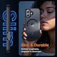 Vista 377 de Yriklso Strong Magnetic Case for iPhone 11 [Compatibilty with MagSafe] Protective Shockproof Cover Phone Case for iPhone 11 6.1" Frosted Purple