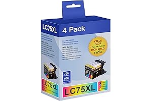 GSGSC LC75 LC79 Compatible Ink Cartridge Replacement for Brother LC75 LC71