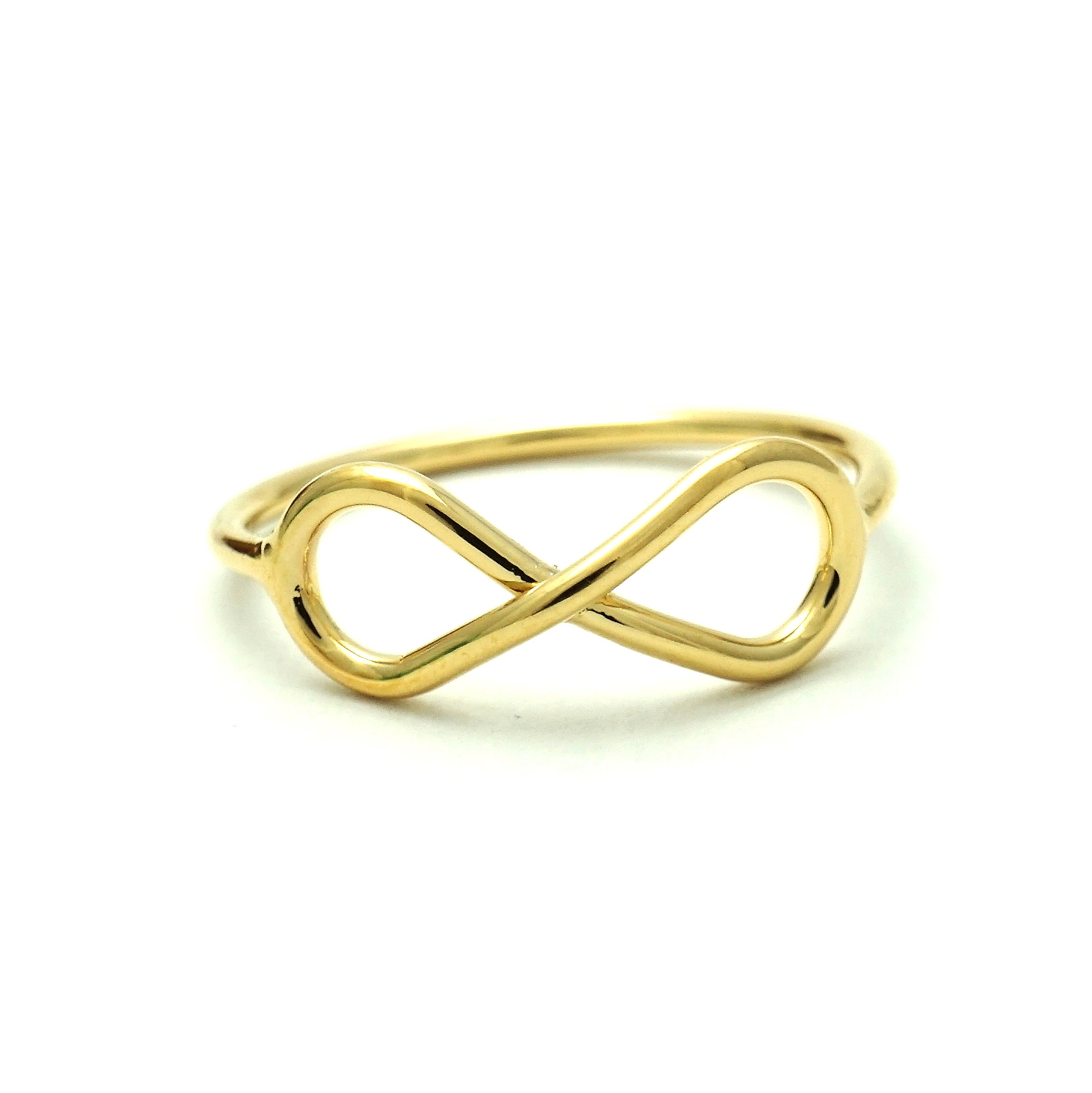 Amazon | [Glitter Daisy] インフィニティ(無限大）ピンキーリング