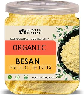 Blessfull Healing Organice BESAN (CHANA BESAN) 1 lb (453 Gram)