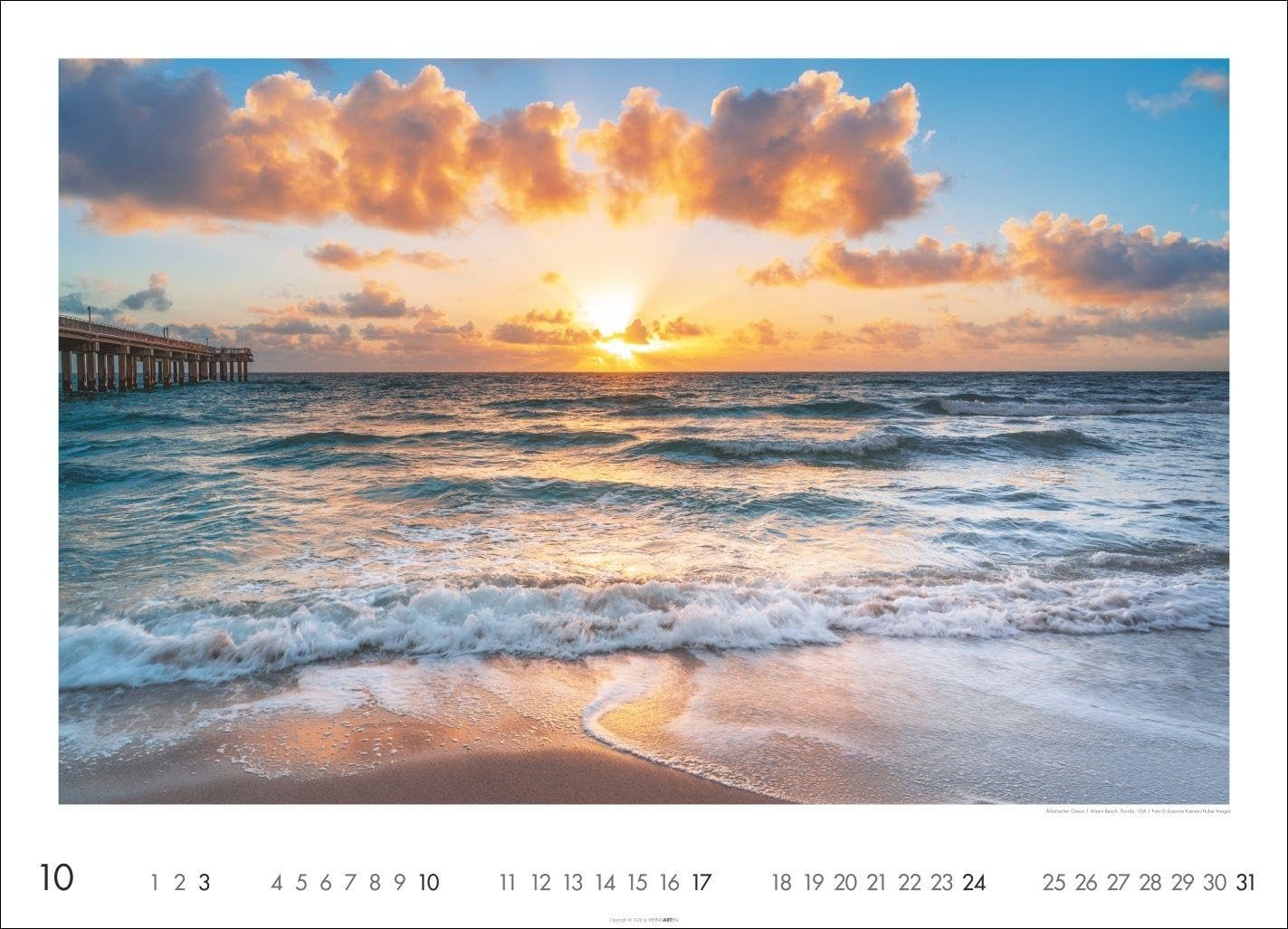 Das Meer Kalender 2027: Traumhafte Bilder vom Meer und maritime Landschaften in einem großen Wandkalender fürs Urlaubsfeeling zu Hause. Format 68 x 49 cm