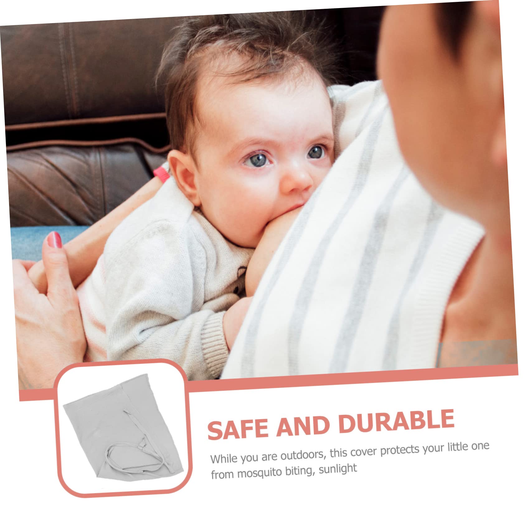 Toyvian 3pièces Couverture Allaitement Coton Doux Pour Maman Discrète Et Pratique Pour Allaiter Voyage Utilisation Polyvalente Comme Couverture De Siège Poussette Design Simple Et