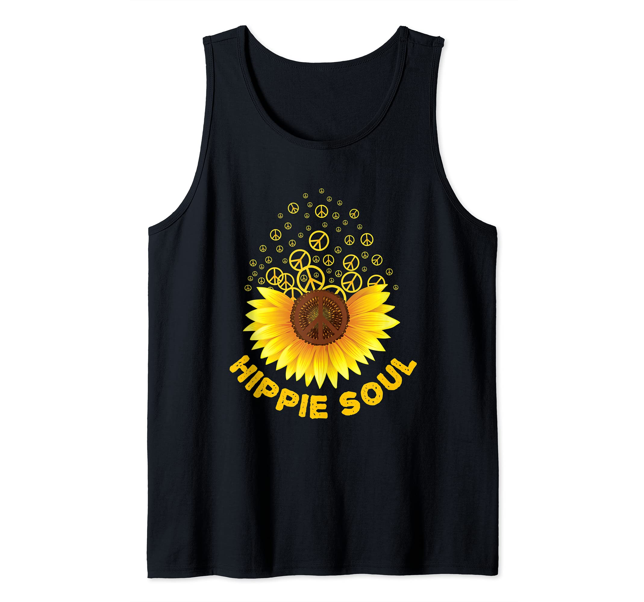 Hippie Soul Hippies Peace Vintage Retro Costume Hippy Gift Tank Top
