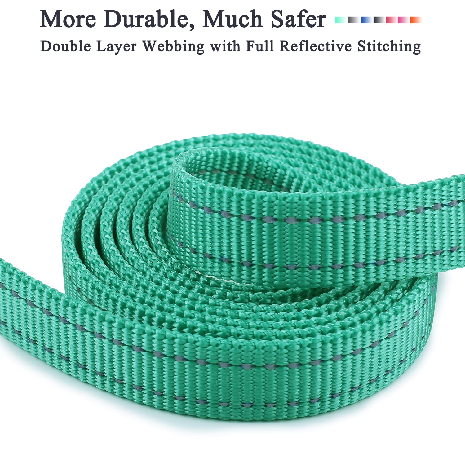 VIVAGLORY Dog Lead Dailyx Dog Leash, Lead with Soft Padded Handle for Training & Walking - Image 3