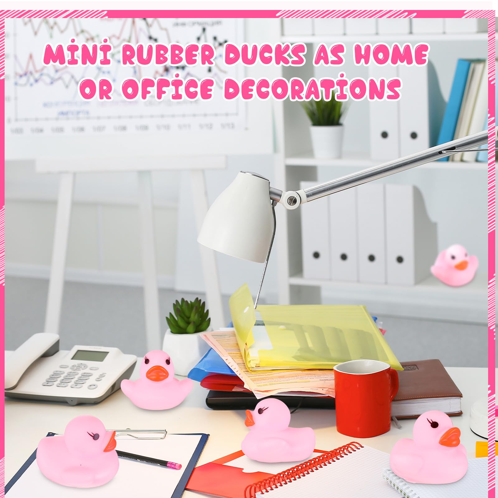 Snapklik.com : Glimin 300 Pack Little Rubber Ducks Colored Float Bath ...