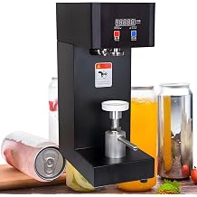 Commercial Automatic Soda Can Sealer, Can Sealing Machine Black