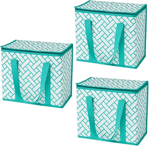 Miniatura 13 de DURASACK Bolsa de Entrega de Alimentos con Aislamiento Mediano – 13"x7"x13" Bolsa Térmica Reutilizable para Comidas Calientes y Frías – Portador de