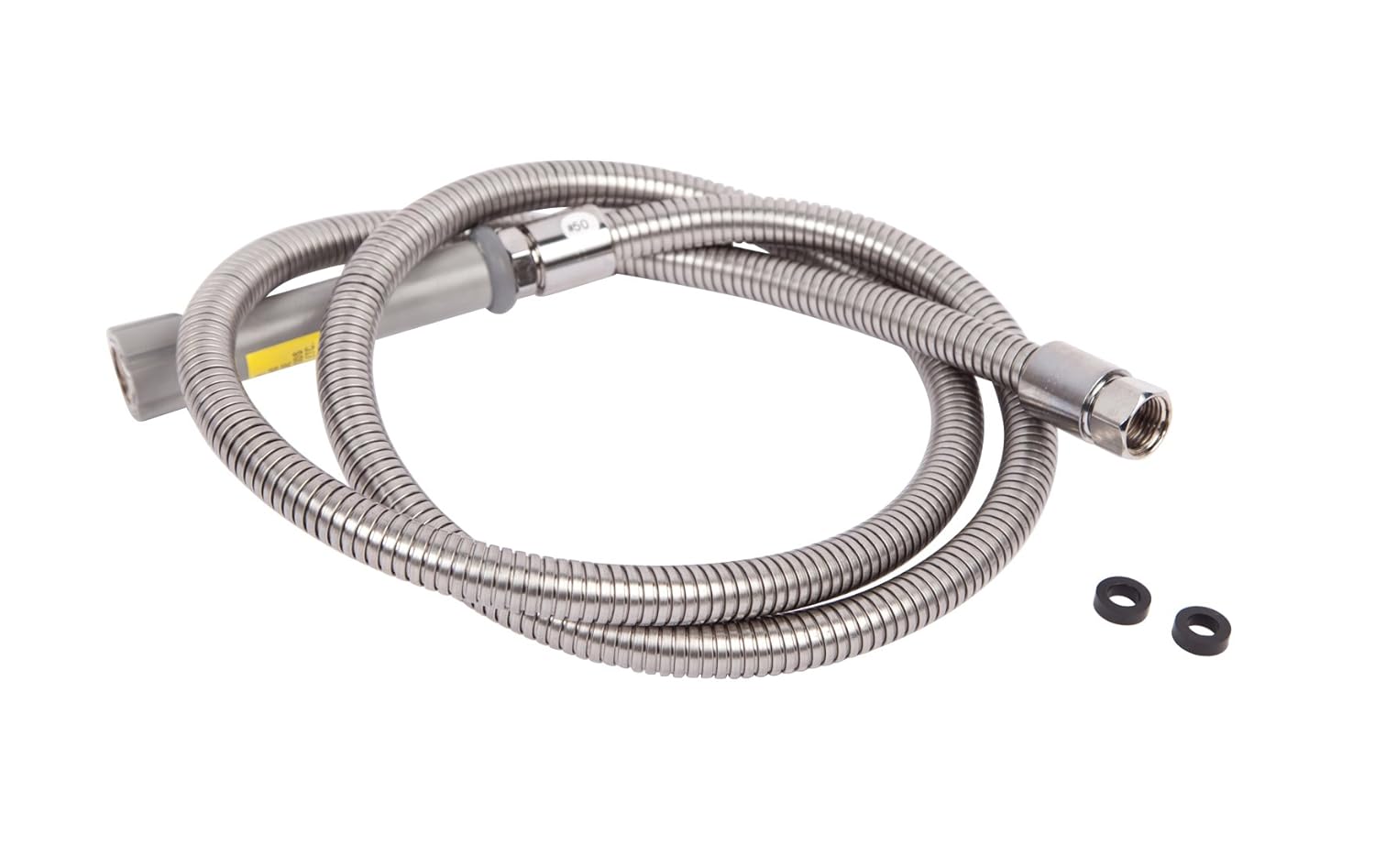 T&S BRASS B-0072-H 72" Flexible Stainless Stee Hose,