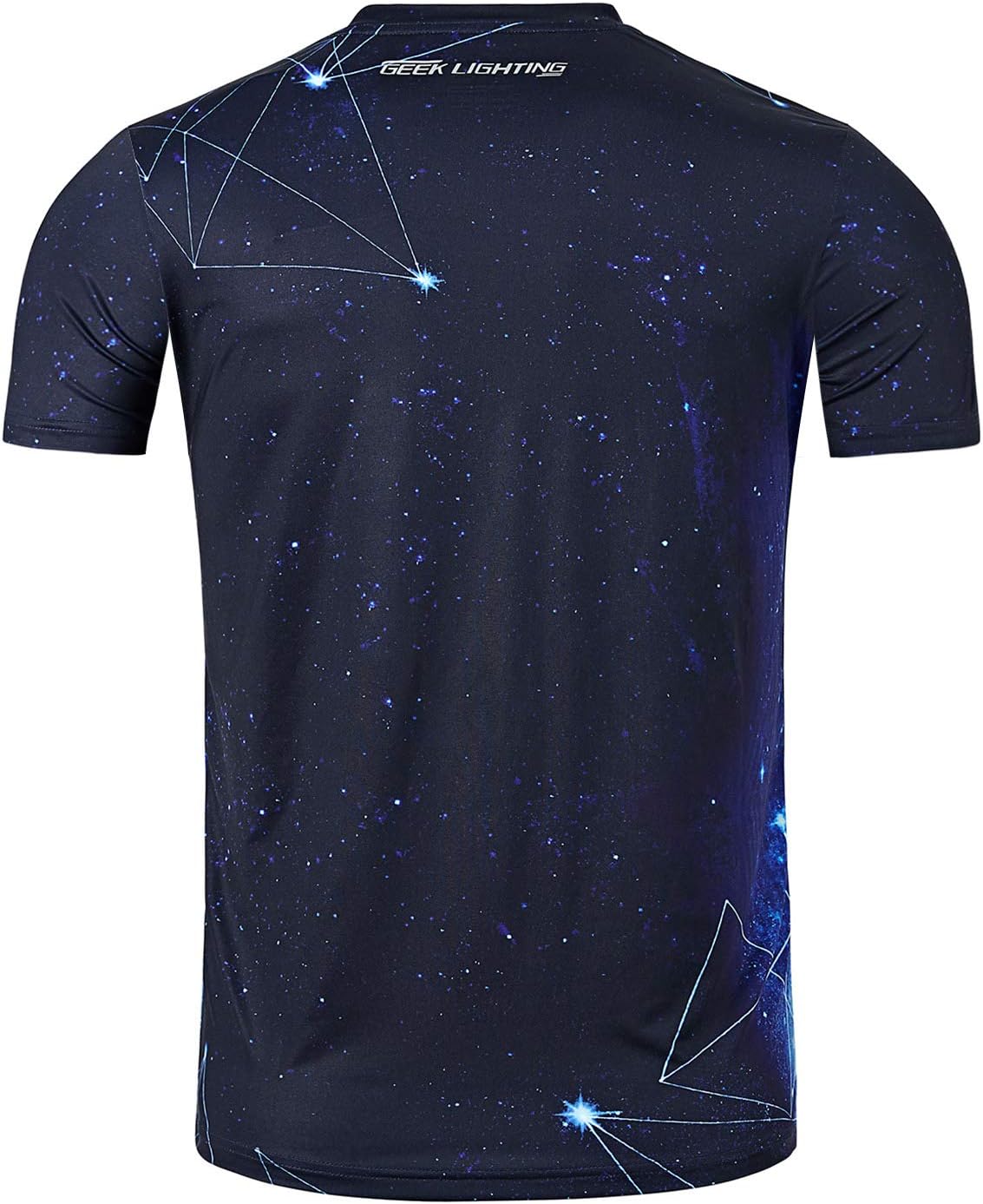 GEEK LIGHTING Men's Athletic Workout Shirts Sports Short Sleeve Tee Running Fishing T-Shirt