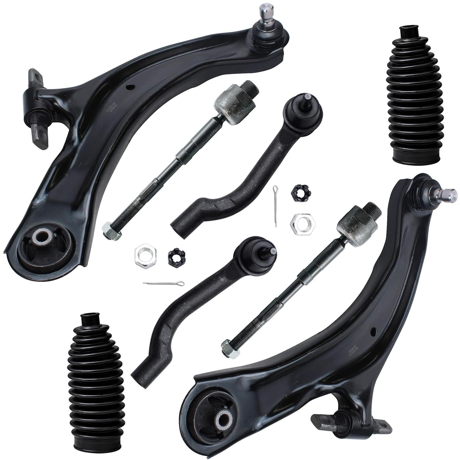 Detroit Axle - 8pc Front End Suspension Kit for 08-13 Nissan Rogue, 14-15