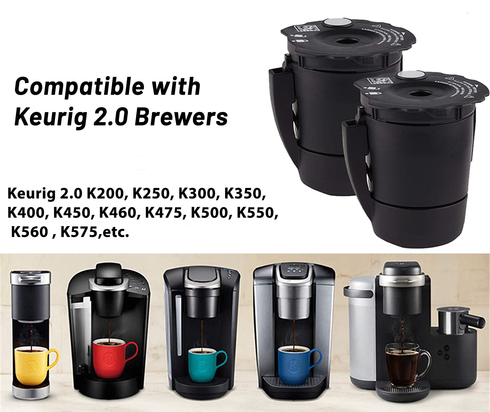 Filtro De Café En Cápsulas K-cup Reutilizable De 6 Piezas - Cápsula De