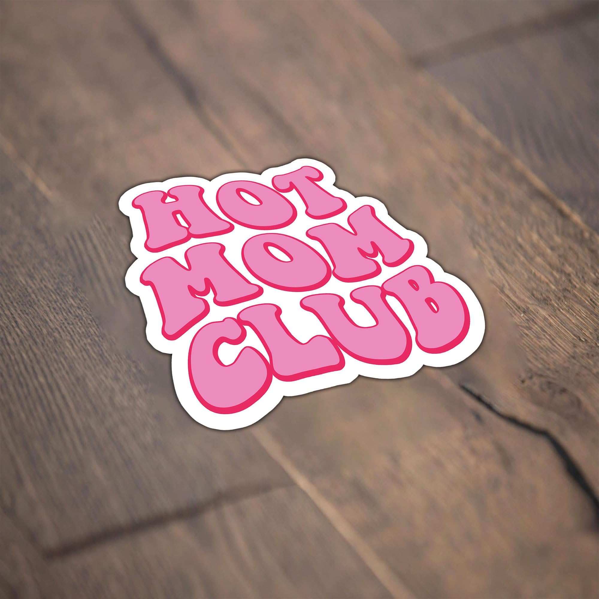 Überstimulierte Mütter-Club Aufkleber – Lustige Mama-Sprüche, Wasserdichtes Vinyl, Für Flasche, Laptop & Co.