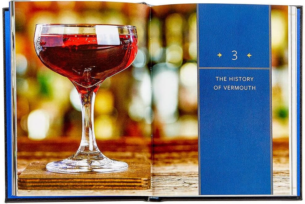 Graphic Image The Martini Field Guide - Leather Bound Book Black - Fine Collectible Edition - Quality Leather - Made in USA