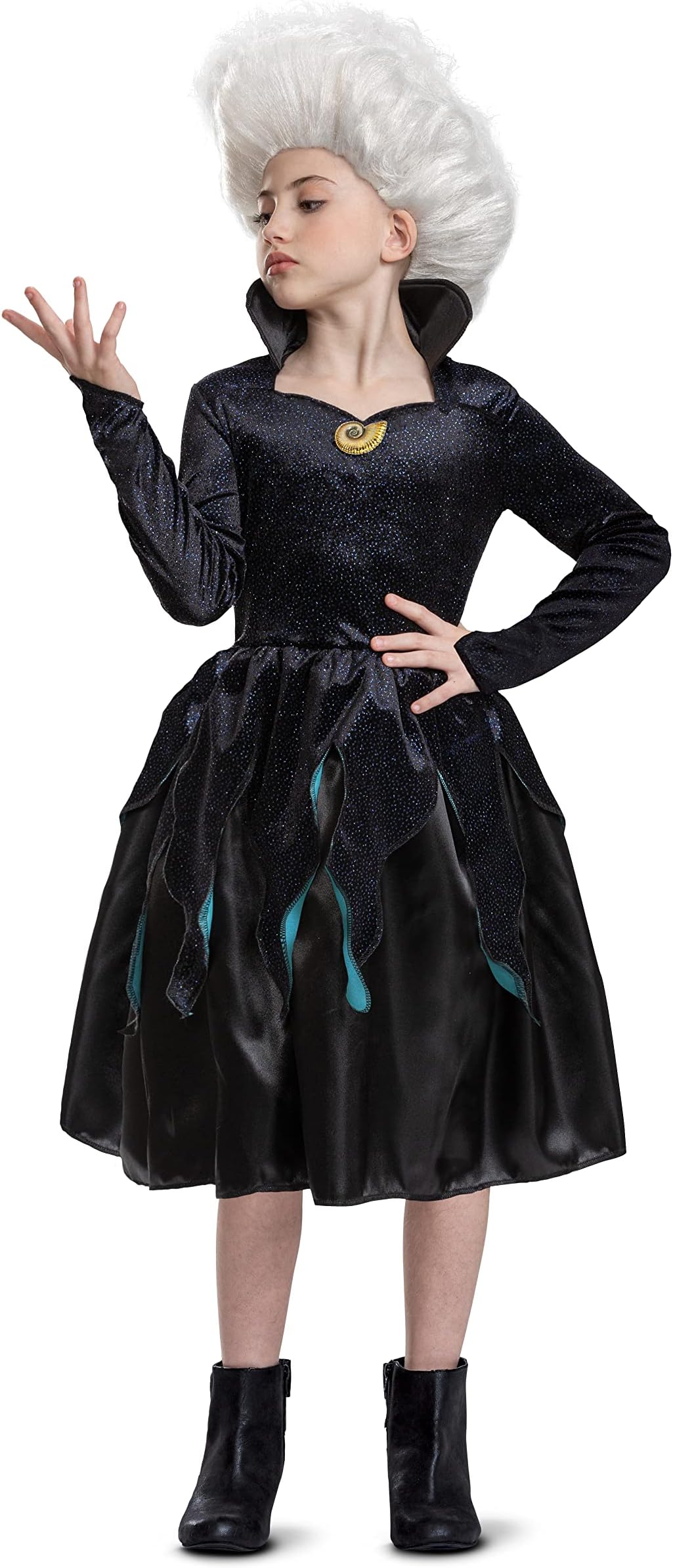 - Ursula Costume for Kids, Official Disney The Little Mermaid Live Action Costume, Child Size Extra Large (10-12)