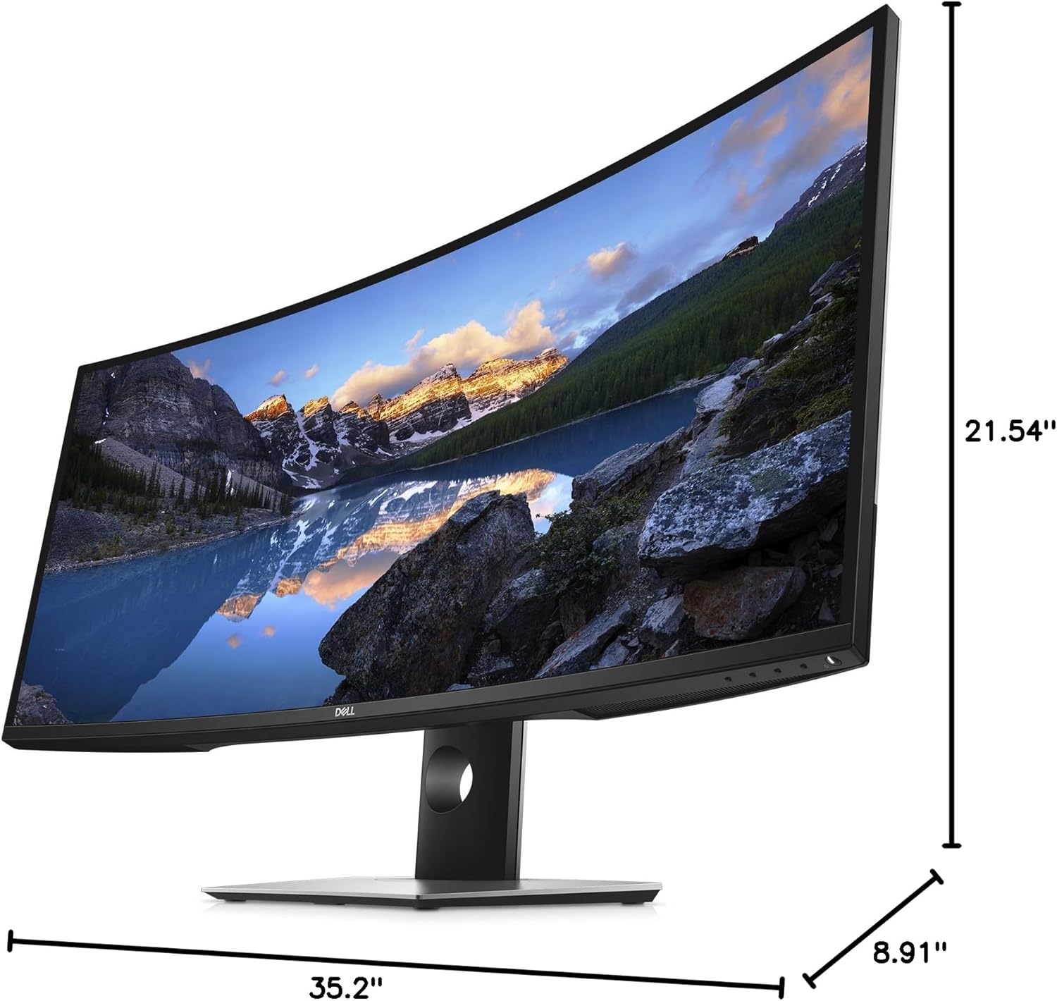 Dell U-Series 38" 4K UHD 1600p Ultra Wide Screen LED-Lit Monitor (U3818DW), Black - Image 9
