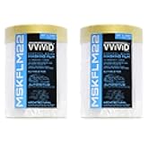 Chemical Grade Heavy-Duty Self-Adhesive Tape and Drape Masking Film Plastic Drop Cloth (22