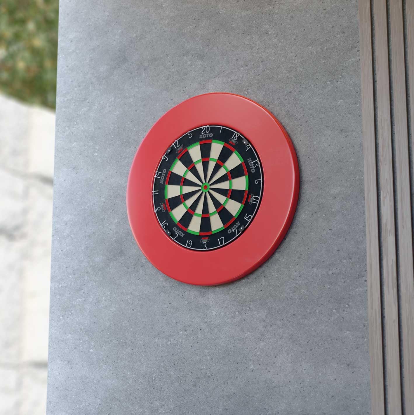 Bersaglio KOTO King Pro, formato ufficiale torneo, cablaggio fine, anello di figure rosse