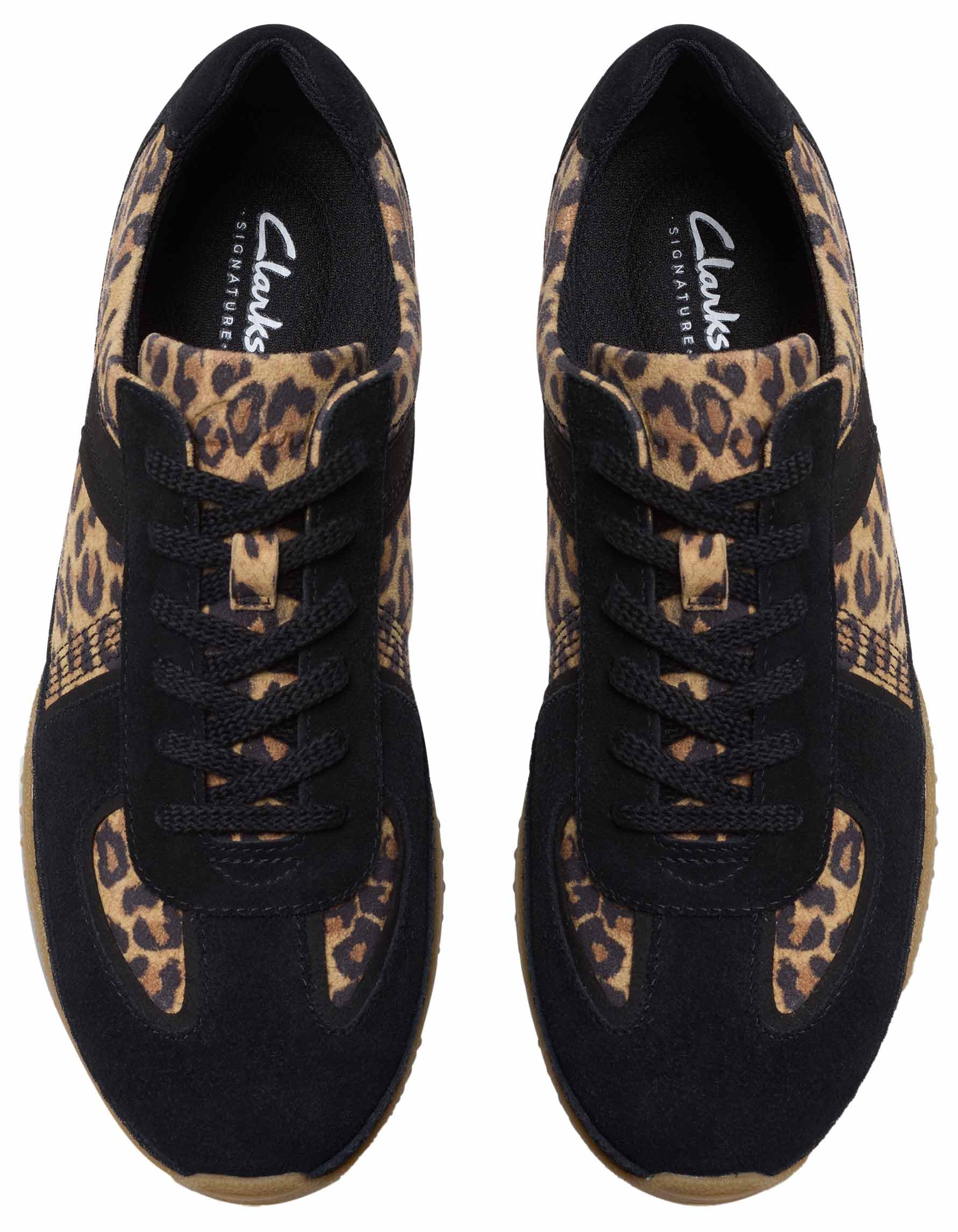 Clarks Premium Meridor Lo, Leopard PRT Comb para Mujer, Talla 4, Leopard PRT Comb, 37 EU