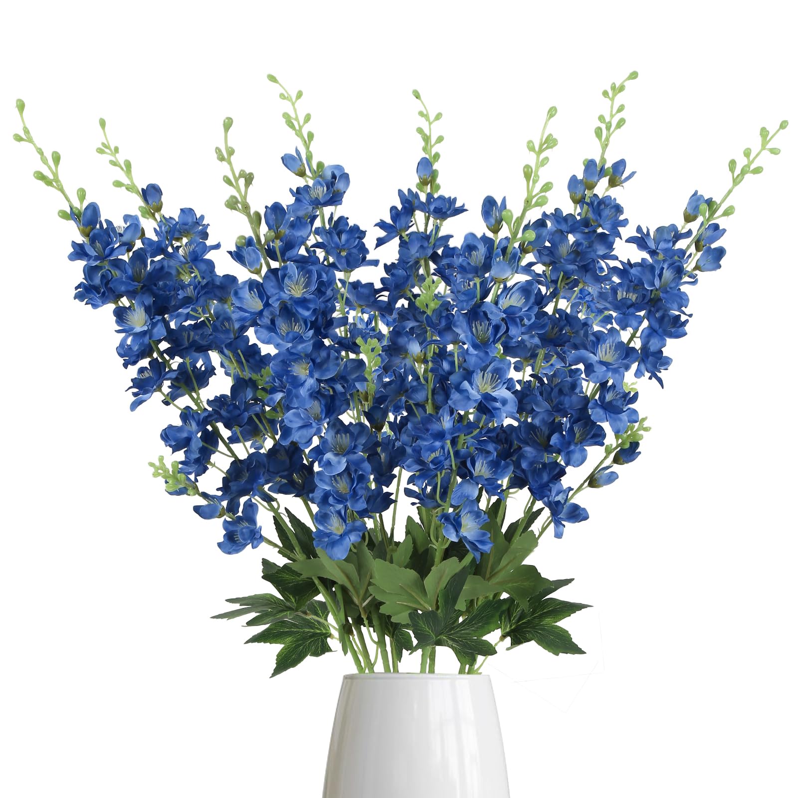 Blue Delphinium Artificial Flowers Fqueelvys