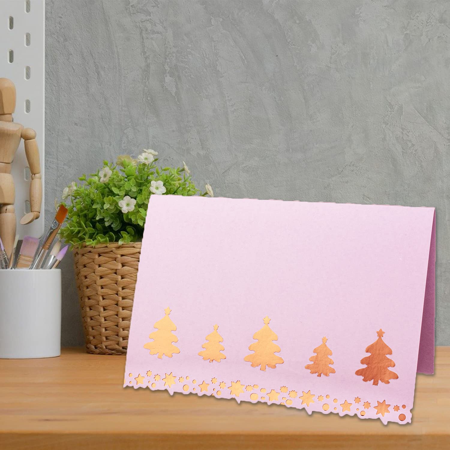 250 DIN A6 Faltkarten Rosa - Karten zum Selbstgestalten 14,8 x 21 cm - Klappkarten mit 160 g/m² - Colours-4-you von Glüxx Agent