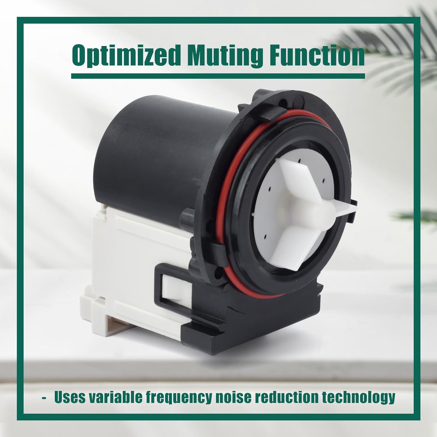 YUXIVCNE 4681EA2001T Washing Machine Drain Pump Compatible with LG Kenmore Washers WM3370HWA WM2250CW WM2455HG WM2277HW WM3987HW Replace EA3579318 AP5328388 2003273