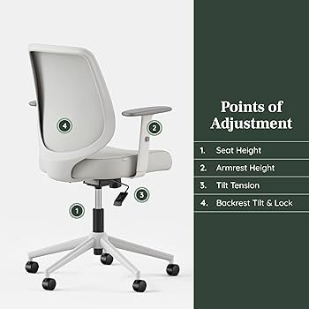 【値下げしました】BRANCH チェア　whiteash Amazon.com: Branch Daily Chair - Vegan Leather Office Chair