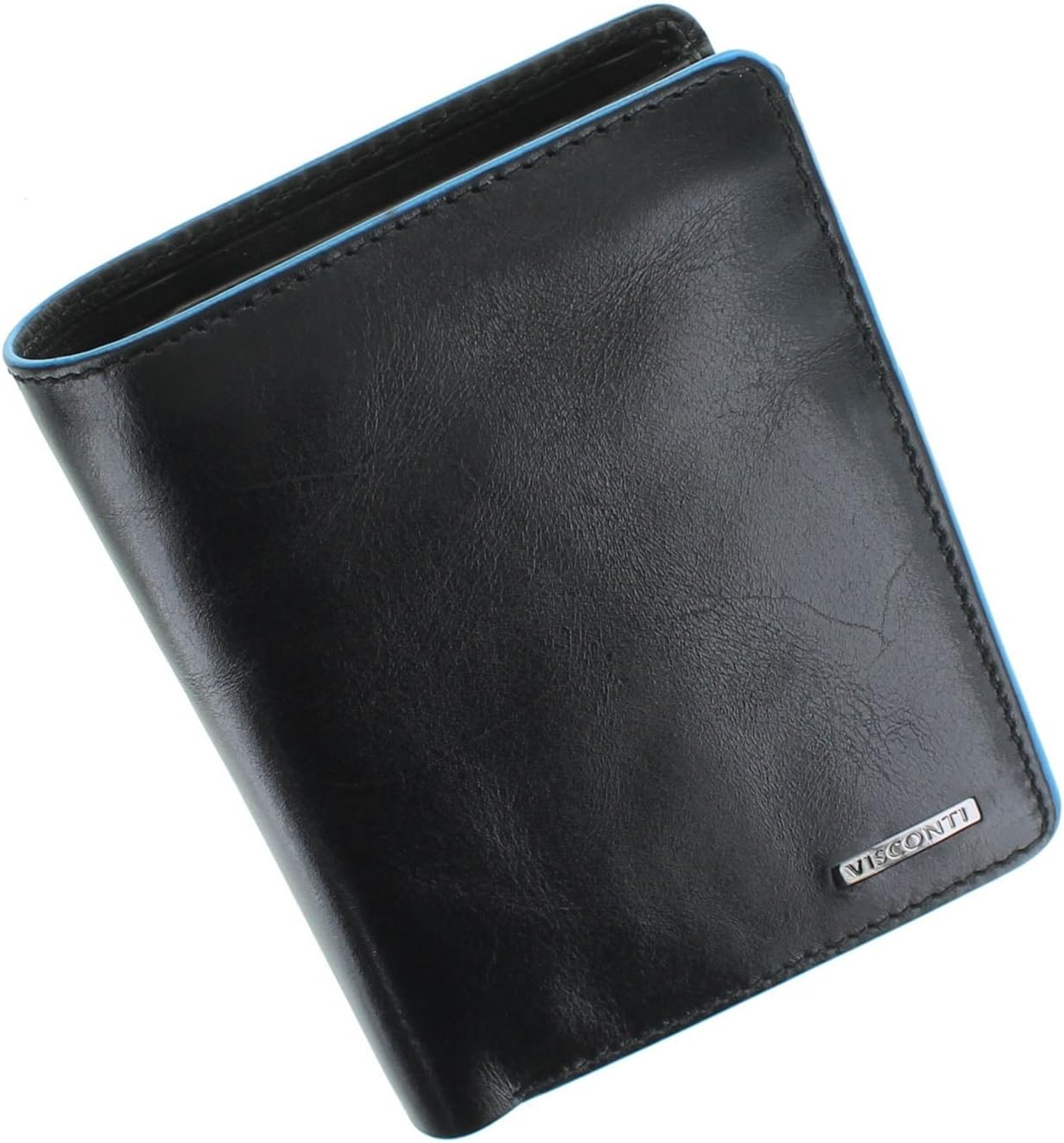 VISCONTI Alps Collection Ralph Leather Wallet with RFID Protection - ALP87 Black