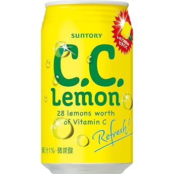 Suntory C.C. Lemon 11.8 fl oz (350 ml) x 24 Bottles