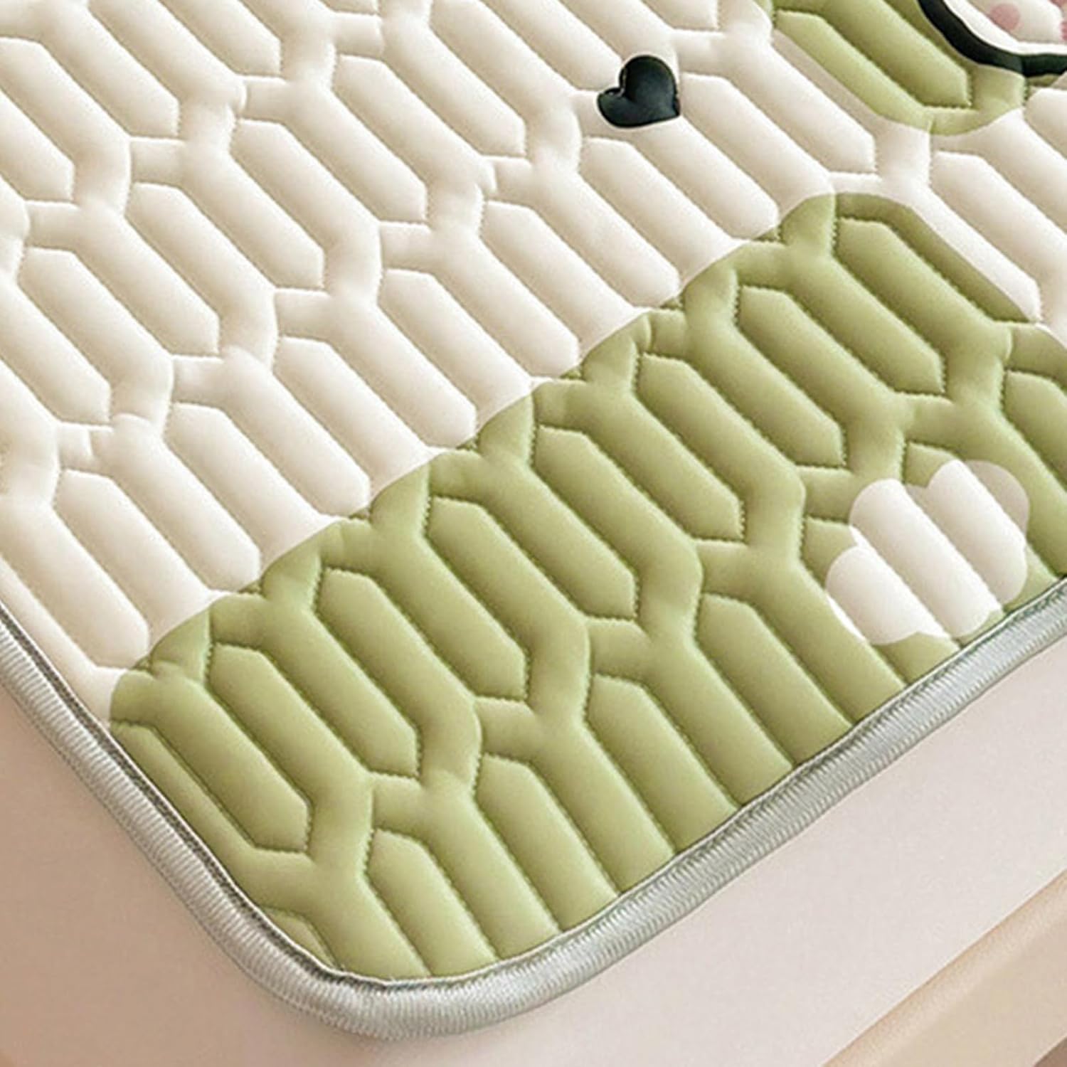 [ムリョ] 涼感 ケット 敷パッド クール 4 ラテックス 90*200cm 夏用 吸水速乾 ベッドパッド 接触涼感 夏 吸湿性 ソ