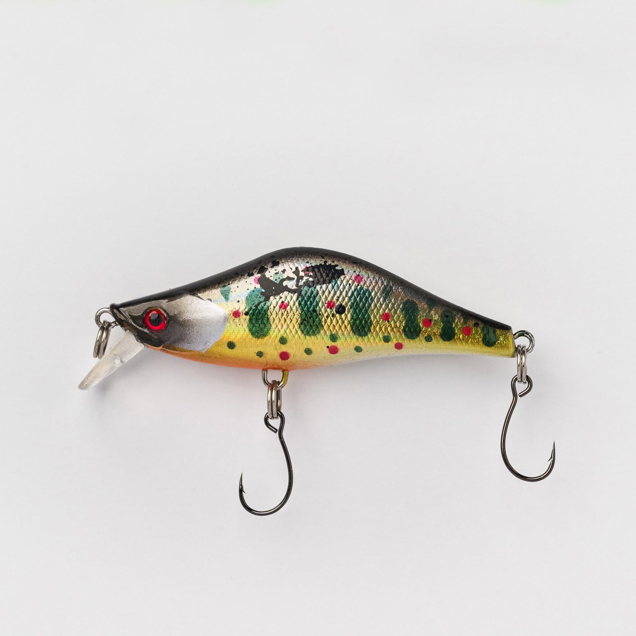 Wounded Wobbler Essentials 4er-Pack – Ultraleichter Wobble Minnow Crankbait Angelköder (55 mm & 50 mm) – Wounded Series – Einzelhaken – Forelle, Barsch & Panfish Köder