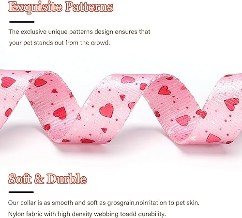 Vista 87 de Collar reflectante con hebilla para perro, ajustable, collares de seguridad de nailon para perros pequeños, medianos y grandes, color naranja