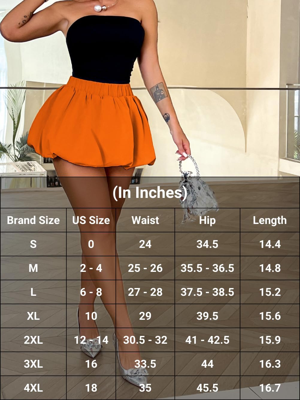 ChiaoLezhee Bubble Mini Skirt for Women, Puff Balloon Short Skirts, Cute Puffy Hem Puffer Going Out, Sexy Club Outfits