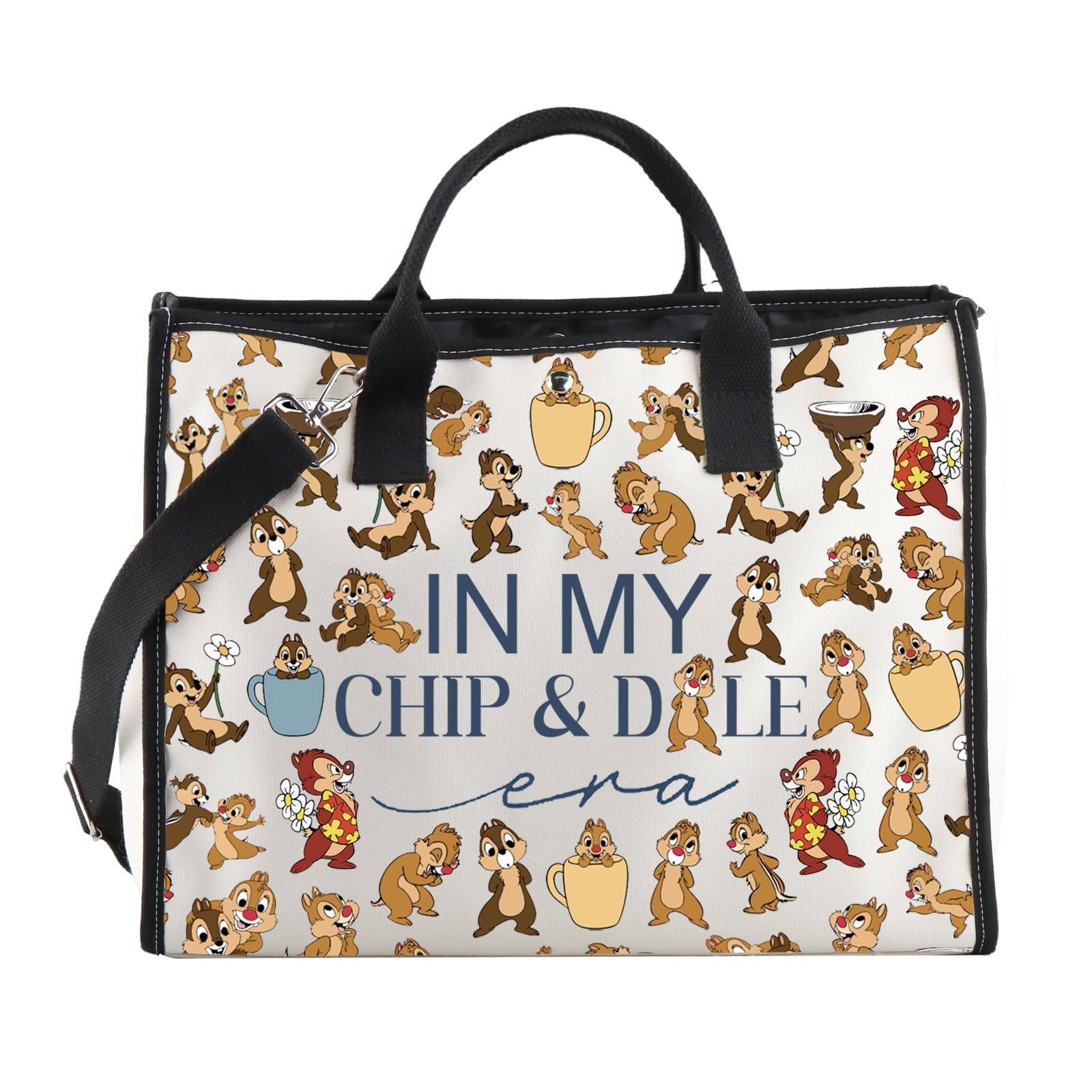 Catoon Merch Catoon Characters Merch Tote Bag for Trip Mouse Fans Gift Squirrel Gift