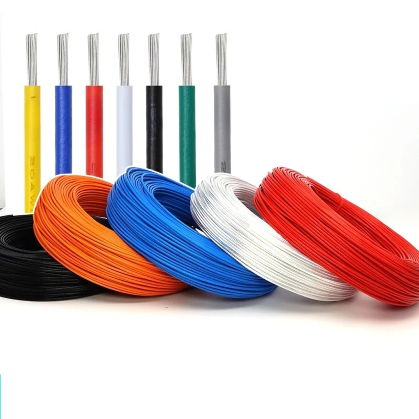 5M-200M UL1571 Cable electrónico 32 30 28 26 AWG flexible PVC (azul; 20 m; 28 AWG)