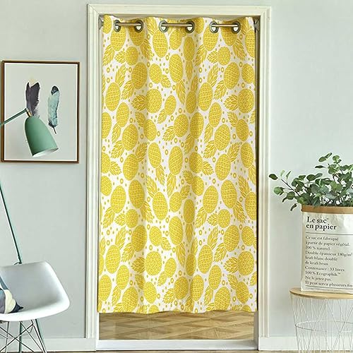 Miniatura 3 de Cortina para Dividir Habitacion Amarilla Personalizar Decoración Corredera de Cristal Cortinas Cortinas para Ventanas De Cuarto Decoración de