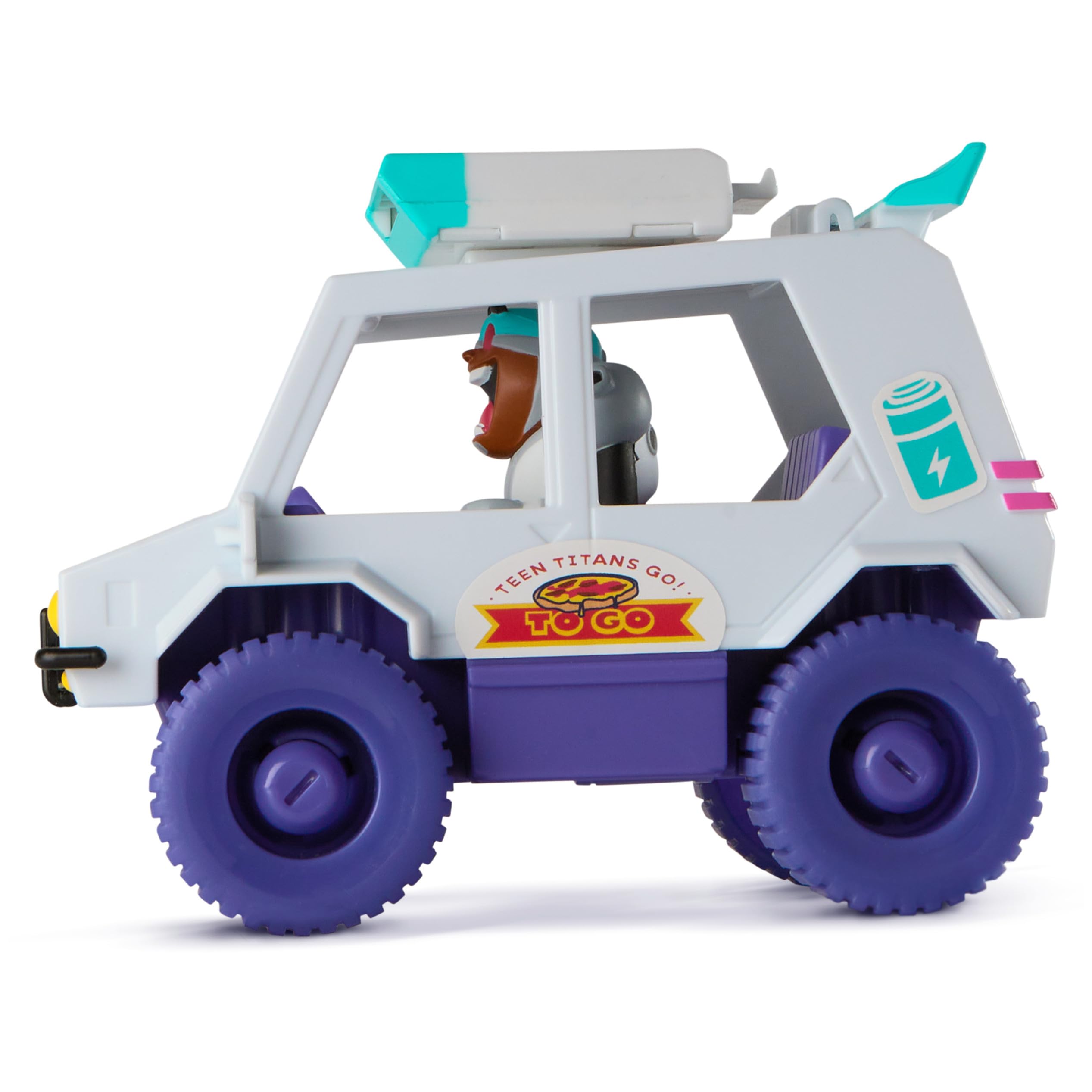 Teen Titans Go! T-Car Pizza Launcher Toy - Cyborg Figure & Vehicle Set For Kids, F24 - View #10