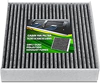 Vista 9 de CF10134 Filtro de aire de cabina con repuesto de carbón activado compatible con Honda Civic Crosstour Acura CR-V Odyssey Accord Legend CSX ILX MDX