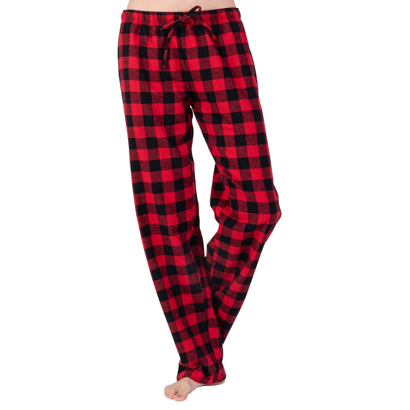 JTPW Women's 100% Cotton Super Soft Flannel Pajama/Lounge Bottoms With Pockets Organic Con...