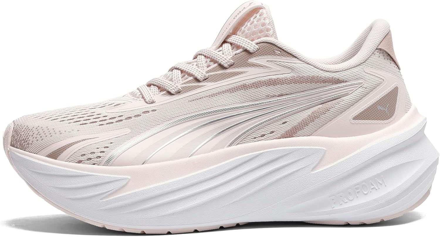 PUMA Womens Maxima Pro Lace Up Sneakers Shoes Casual - Off White