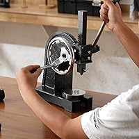 Vista 8 de VEVOR Prensa de Árbol, Prensa de Árbol Manual de 1 Tonelada con Volante, 5.9" de Altura Máxima, Prensa de Árbol Manual de Escritorio de Hierro