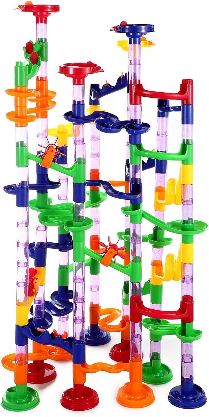 SOKA® 150 PCS Marble Run Construction Building Block Race Game - Perfect Educational Creative Toy For Kids Boys & Girls