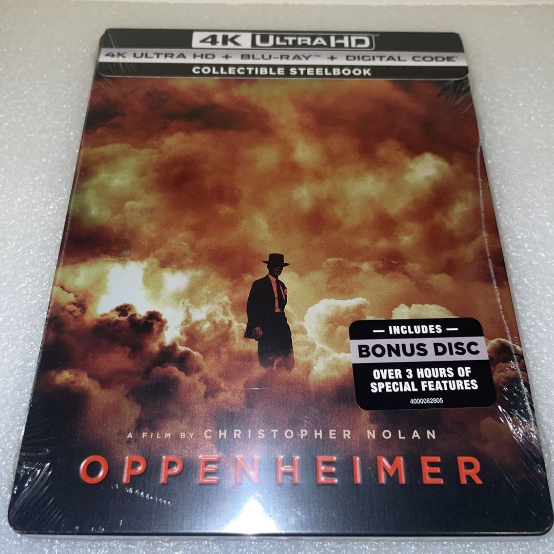 Amazon.co.jp: オッペンハイマー スチールブック輸入版 4K Bluray 