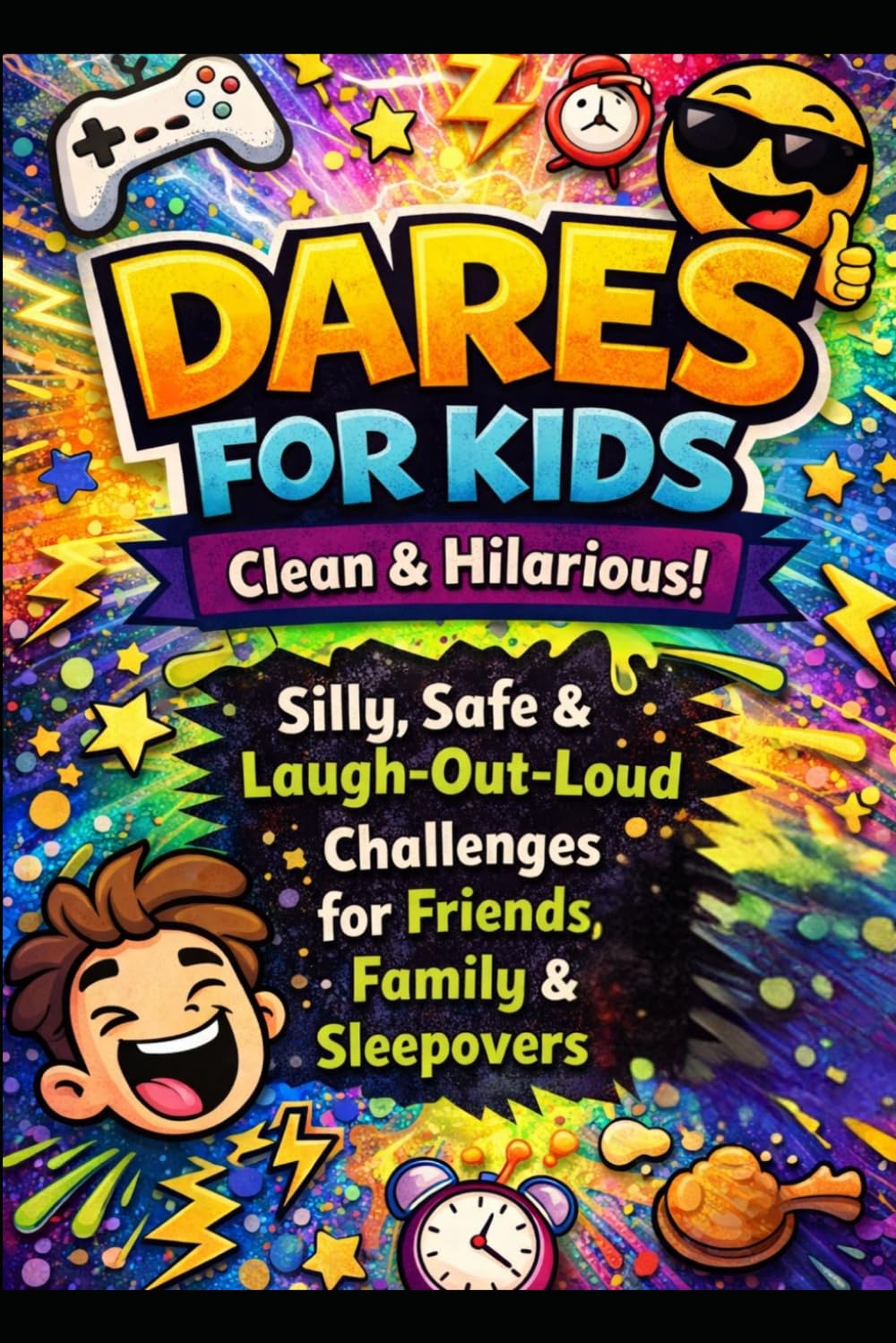 Dares For Kids: Clean & Hilarious Challenges for Friends, Family & Sleepovers: Silly, Safe & Laugh-Out-Loud Challenges Kids Will Love