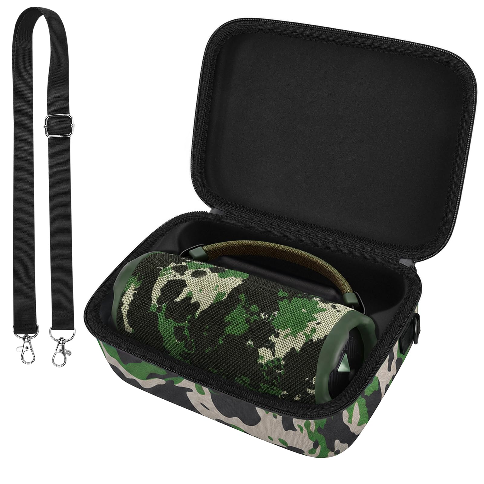 Comecase Speaker Case for JBL Charge 6, Handle-On Storage, Shoulder Strap | Custom-Molded…
