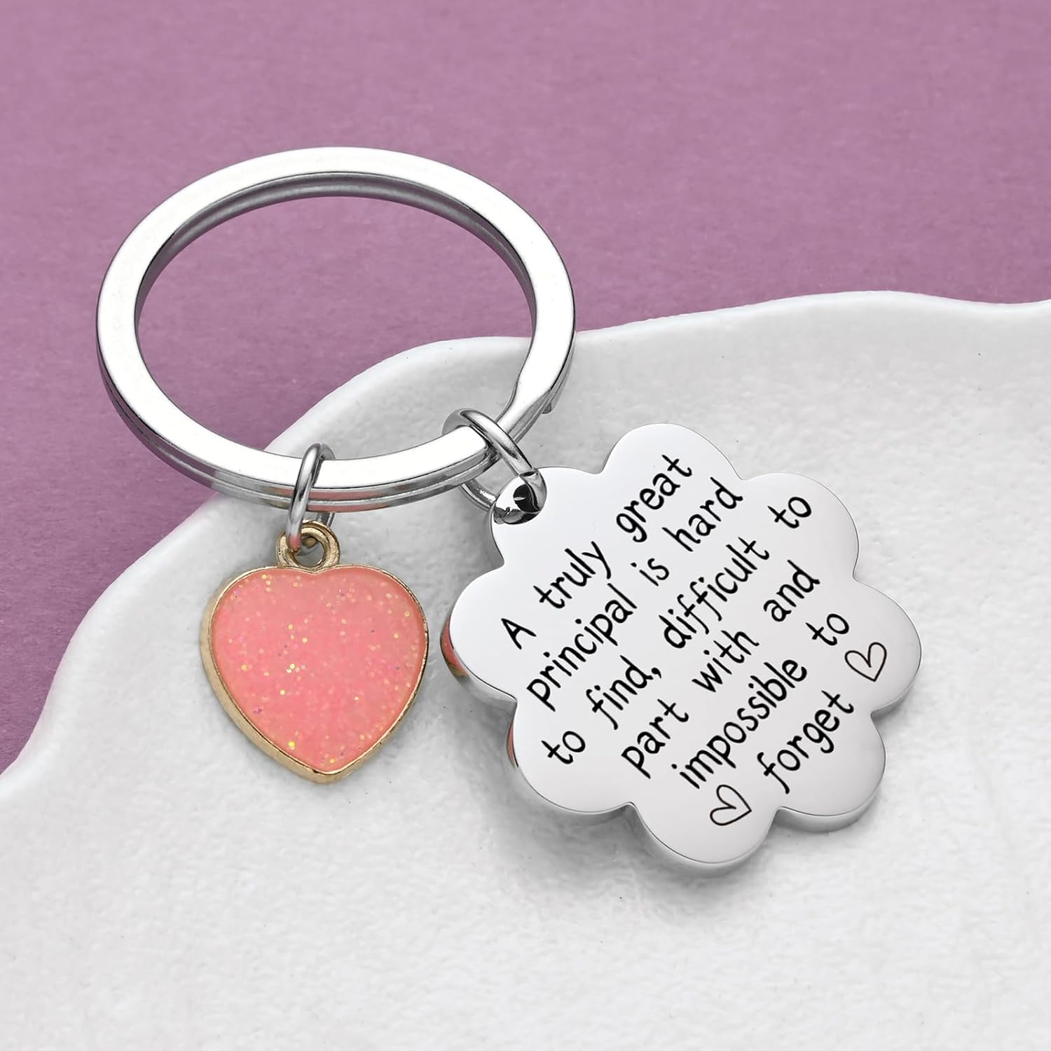 Principal Keychain Teachers Day Gift For Principal Thank You Gifts Teacher Birthday Gift For Professor Jewelry - Image 3