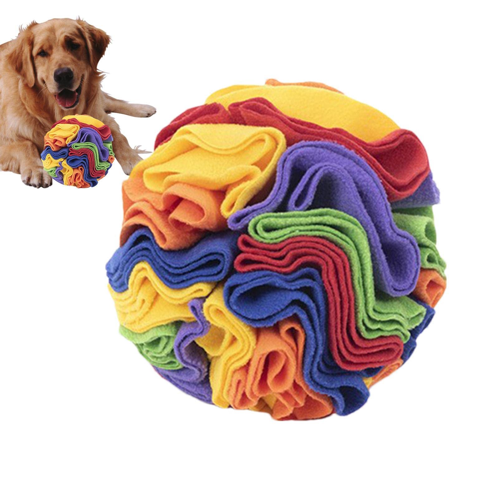Eastuy Iridescent Sniff Mat For Dogs - Snuffle Ball Interactive Dog Toys | Dog Enrichment Toys Plush Snuffle Stuffed Toys, Dog Treat Toy For Small Medium Large Dog Food Mat
